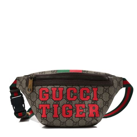 gucci beige tiger|GUCCI GG Supreme Monogram Textured Dollar Calfskin Gucci Tiger .